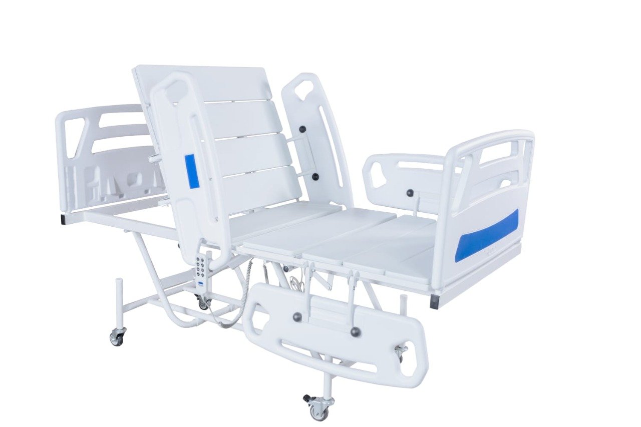 Cama hospitalar elétrica 3 movimentos até 160kg com leito ABS para alugar 434