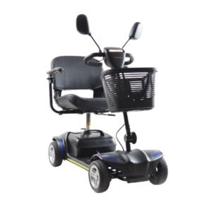 Cadeira Motorizada Scooter Elétrica Compacta, Dobrável até 136kg
